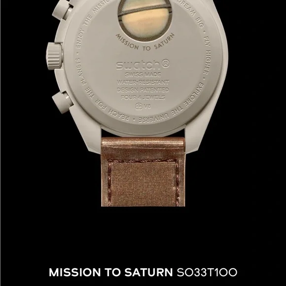 NWT Omega x Swatch Mission to Saturn Speedmaster MoonSwatch - Picture 9 of 9